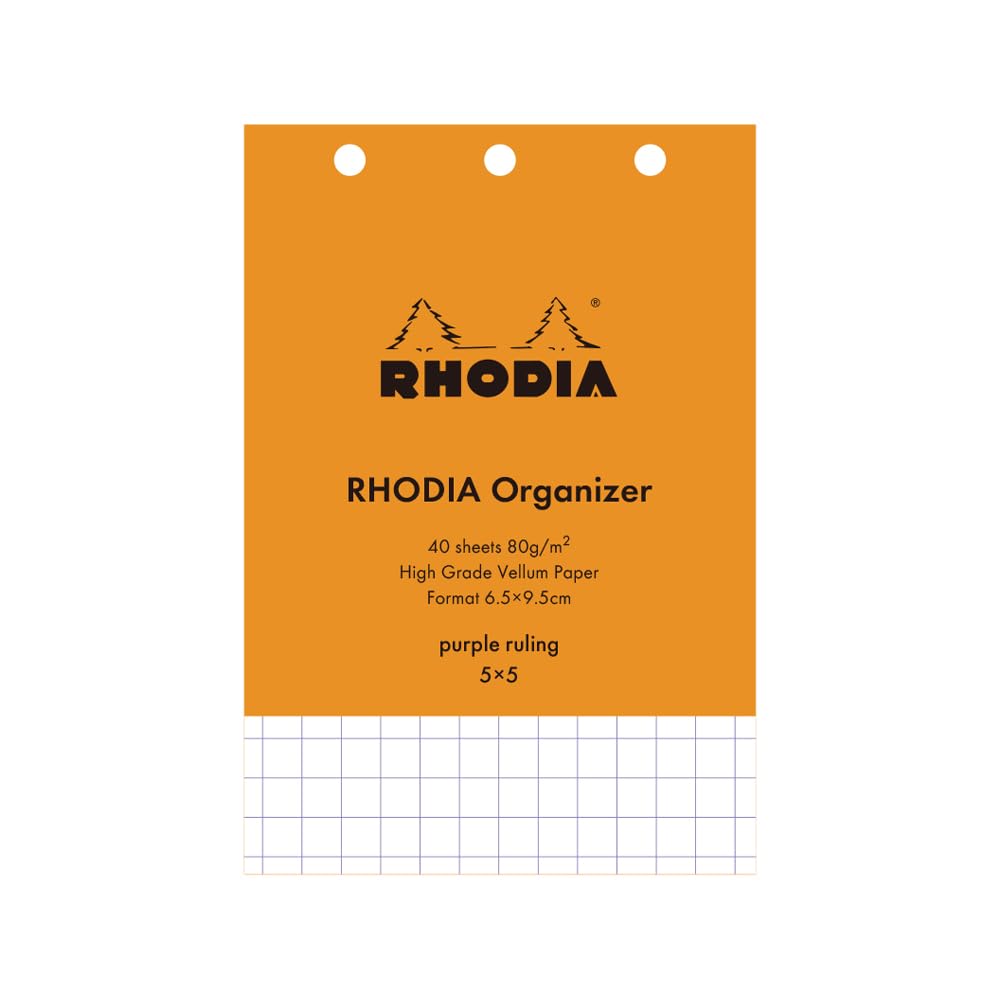 Amazon.co.jp: 【2冊セット】ロディア ミニ3穴システム手帳 RHODIA